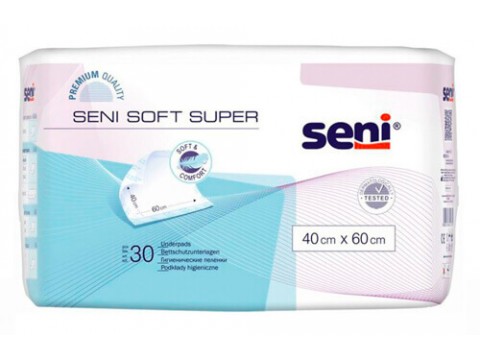 SENI SOFT Higiēniskie Paladziņi 30 Gab (40x60 Cm)