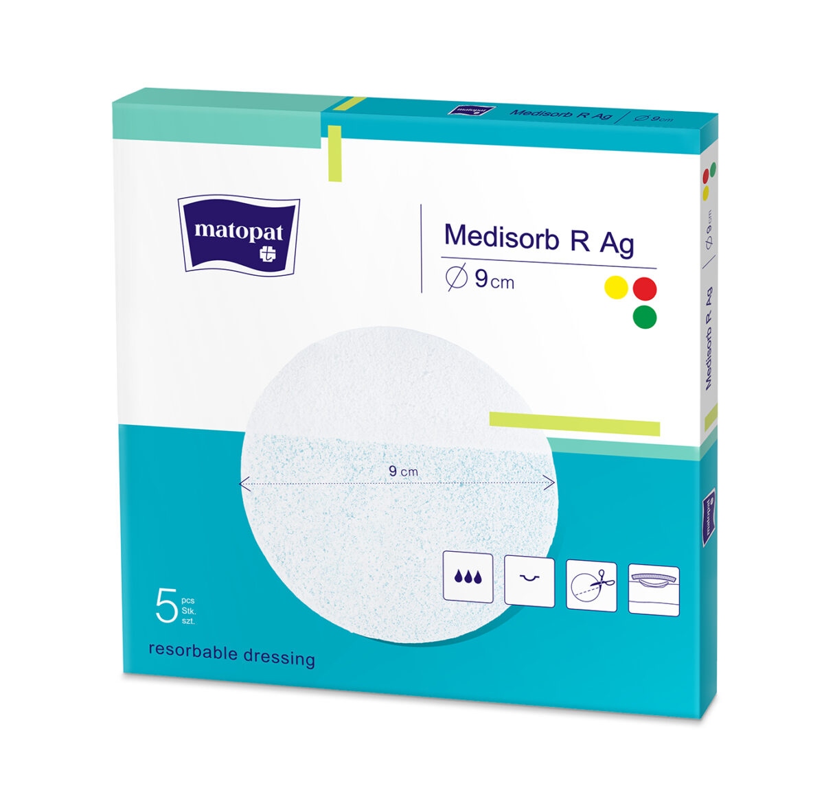 MEDISORB R Ag Resorbējamie Pārsienamie Materiāli No Butirilacetilhitīna Kopoliestera (Hitīns)