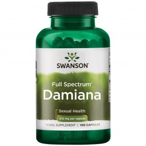 Swanson Damiāna Lapas 510mg, N100, Uztura Bagātinā